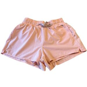 Layer 8 Qwick Dry Pink Double Layer Lined Athletic Shorts